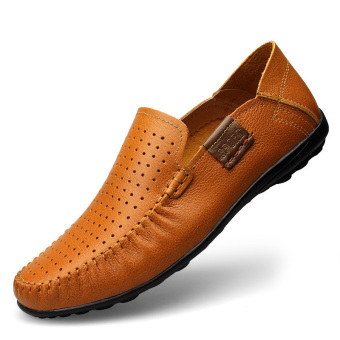 New style men's Slip-Ons & Loafers (Light brown)  