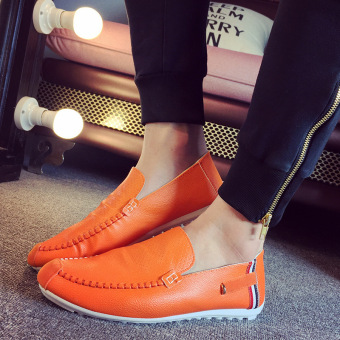 New Summer Leisure Shoes Fashion Shoes Driving Doug Lazy Shoes (Orange) - intl  