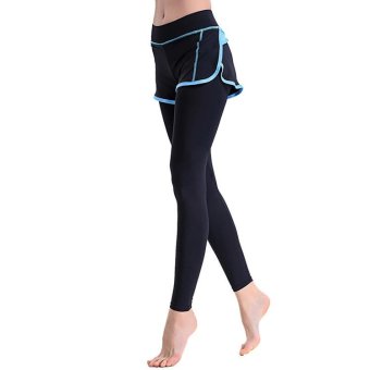 New Version Training Exercise Sports Leggings Thin Section Yoga Shorts Running Tights Women Fitness - intl  