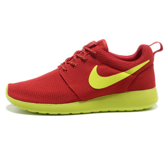 Nike Men's Roshe Run Shoes (red/green) - Intl  