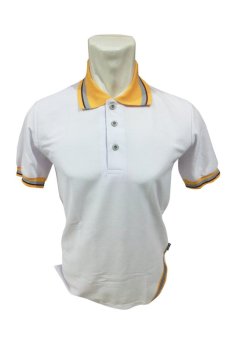 Nope USA Made - MURAH Kaos Polos Kerah Polo Shirt Kombinasi Lengan Pendek 07.00 Kuning  