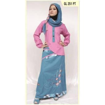 Nuranitex Busana Muslim Gamis Bordir Muslim Wanita Modern - Elegan  