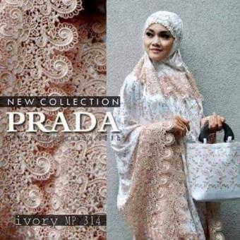 Nuranitex Mukena Premium Prada Terlaris Coklat nuranitex mukena premium prada terlaris coklat