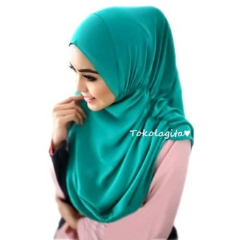 Nurjanah Hijab Kerudung Jilbab Instan Instant - [Warna Tosca]  