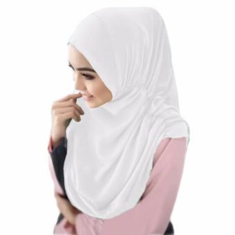 Nurjanah Kerudung Instan Jilbab Hijab Modis - (Putih)  
