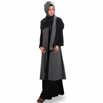 NWC Muslim Dress Casual wire 01 - Hitam  