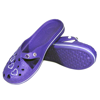 OFASHION Sepatu Sandal Wanita RE-127 - Ungu Tua - 36  