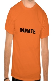 Ogah Drop T-Shirt Inmate Pria- Orange  