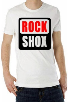 Ogah Drop T-Shirt Rock Shox -Putih  