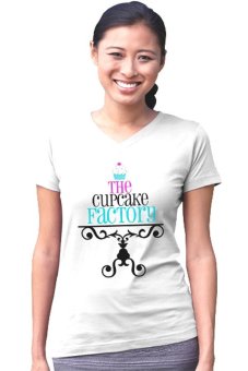 Ogita Tee - Kaos Wanita - Kaos Tumblr - Tumblr Tee - Cupcakes Factory - Putih  