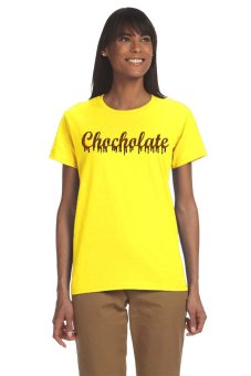 Ogita Tee - Kaos Wanita - Tumblr Tee - Kaos Tumblr - Chocolate - Kuning  