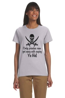 Ogita Tee - Kaos Wanita - Tumblr Tee - Kaos Tumblr - Only Pirate - Abu-abu  