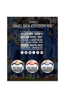 Ordinal Chelsea Edition 03 Raglan - Putih Biru  