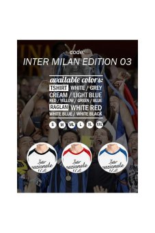 Ordinal Inter Milan Edition 03 Raglan - Putih Biru  