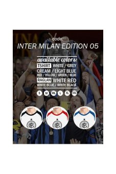 Ordinal Inter Milan Edition 05 Raglan - Putih Biru  