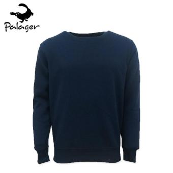 Palager Brand New Fashion Men Casual Long Sleeve Black Blue Cotton +polyester Man Sweatshirts Autumn Winter Blue W1007 - intl  