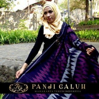 Panji Galuh Kain Tenun Violet Mottle  