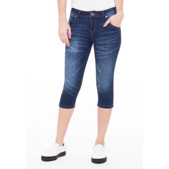 People's Denim Ladies Jeans Raven 7/8 Slim Fit - Biru  