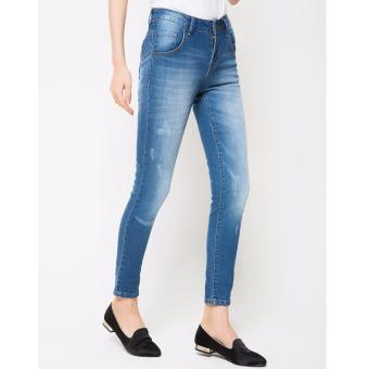 People's Denim Ladies Luiza Jeans - Biru  