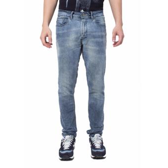 People's Denim Men Jeans Orrion Super Slim Fit - Biru  