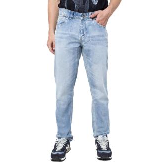 People's Denim Men Odeen Slim Comfort Fit - Biru  