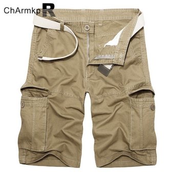 PODOM Men's Brand Army Military Cargo Shorts Casual Men Shorts Loose Shorts Men Shorts Plus Size 30-46 Khaki - intl  