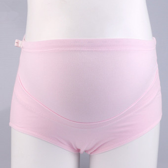 Pregnant underwear pants Cotton Light Blush Pink  
