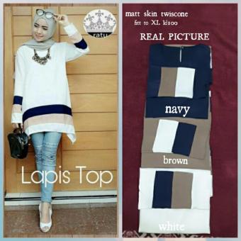 Premierfashionstore Lapis Top - Brown  