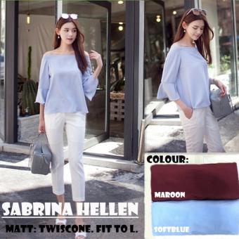 Premierfashionstore Sabrina Hellen - Maroon  