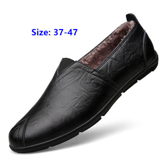 Pria Kulit Asli Sepatu Kasual Doug Sepatu Lembut Driving Sepatu Men's Genuine Leather Shoes Casual Doug Shoes Soft Driving Shoes  