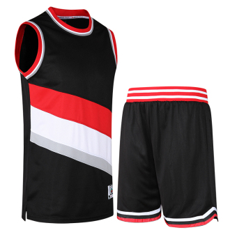 Professional Men's Basketball Game Basketball Sportswear Suit Training Clothes DIY - intl  