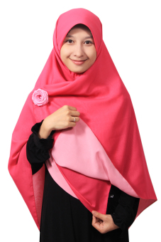 Pure Syaree Hijab Syari Bolak Balik 09 Magenta - Pink Muda  