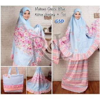 Pusat Fashion Mukena Grace - Biru  