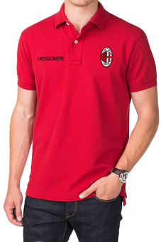 QuincyLabel Polo Soccer Shirt milan-Red  