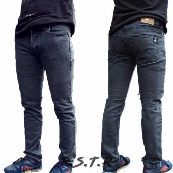 R.S.T.R. celana jeans skiny pria - celana jeans pensil - blackfield - abu tua  