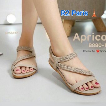 R2Paris Sepatu Sandal Pricot Cream  