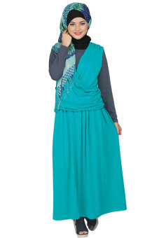 Raindoz Baju Muslim Wanita - Toska  