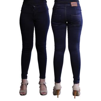 Raindoz Celana Jeans Wanita RNUx097 Dark Blue  