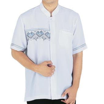 Raindoz Moslem Wear - Baju Koko Ramadhan - Putih  