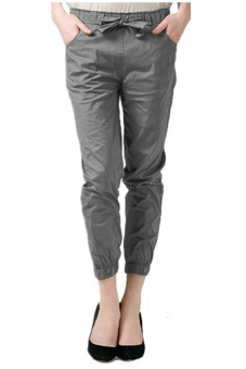 Rasya Jogger Pants - Abu-Abu Tua  