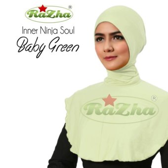 Razha Inner Ninja Soul Antem Daleman Jilbab Anti Tembem Baby Green  