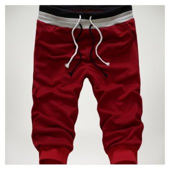 Recreational youth seven popular sports men's trousers red - Intl  