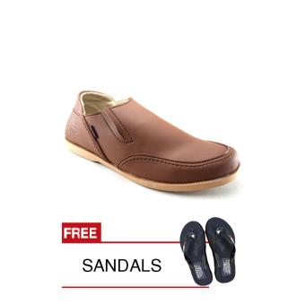 Redknot Sixend Tan + Bonus Sandal  