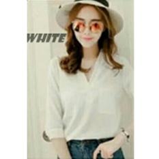 ... REYN SHOP Blouse Lisy Top Putih Atasan Wanita Baju Wanita Blouse Wanita