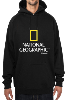 Rick's Clothing - Hoodie National Geographic France - Hitam  