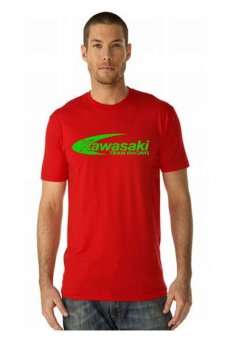 Rick's Clothing -Tshirt Kawasaki - Merah  