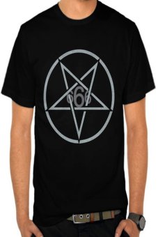 Rick's Clothing - Tshirt Pentagram - Hitam  