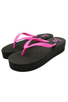 ROWOO Summer Wedges High Heel Sandals(Pink) (Intl)  
