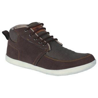 RSD 010 - Sepatu Sneakers Pria - Coklat  