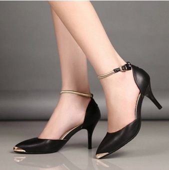 RSM Sepatu Heels Wanita S-168 - black  